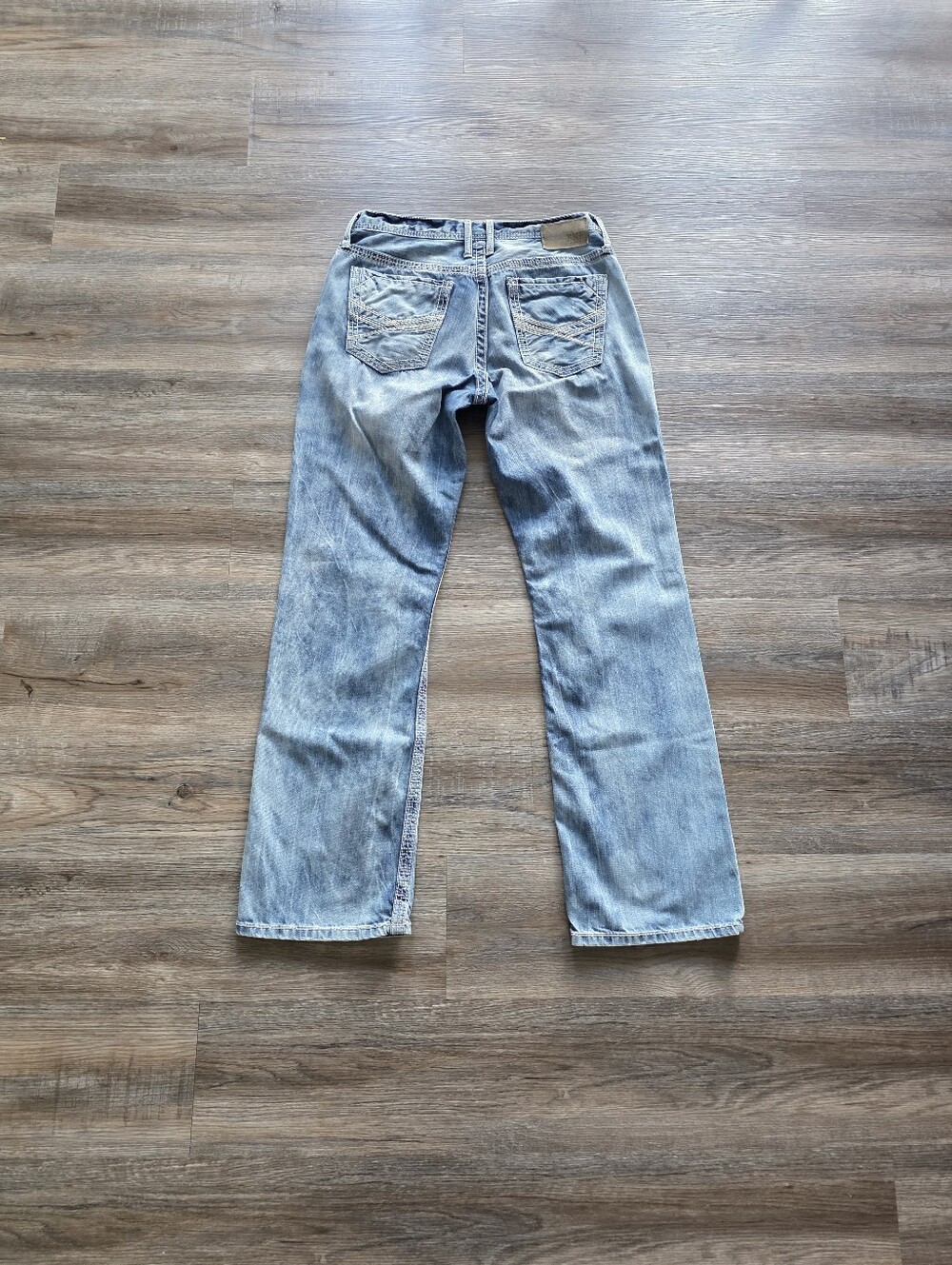 BKE Denim Men's DEREK Light Blue Straight Leg Jeans Size 33/32